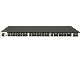 48 个 1GE Base-T 端口，4 个 10GE SFP+端口，三层以太网交换机